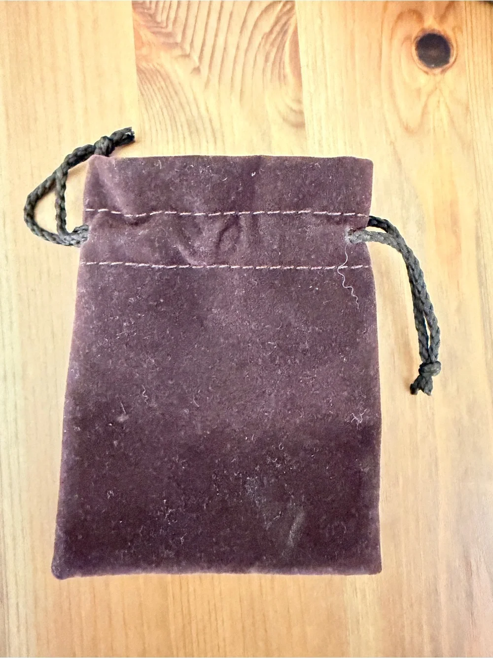 Louis Vuitton Brown Storage Gift Box and Small Velvet Pouch